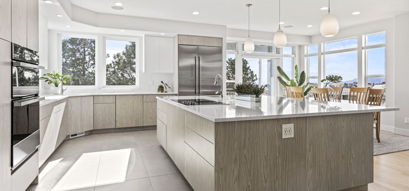 Contemporary and modern kitchen renovation in Black Forest, Colorado Springs, Colorado. 