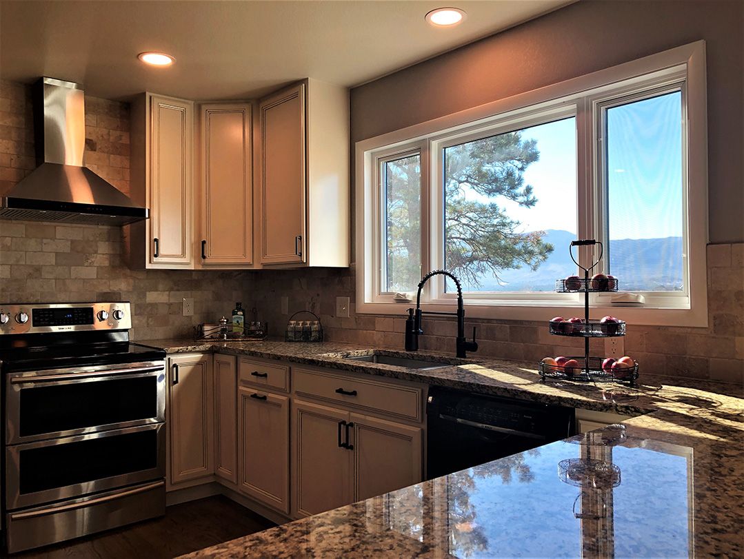 Finished kitchen remodel project in Colorado Springs