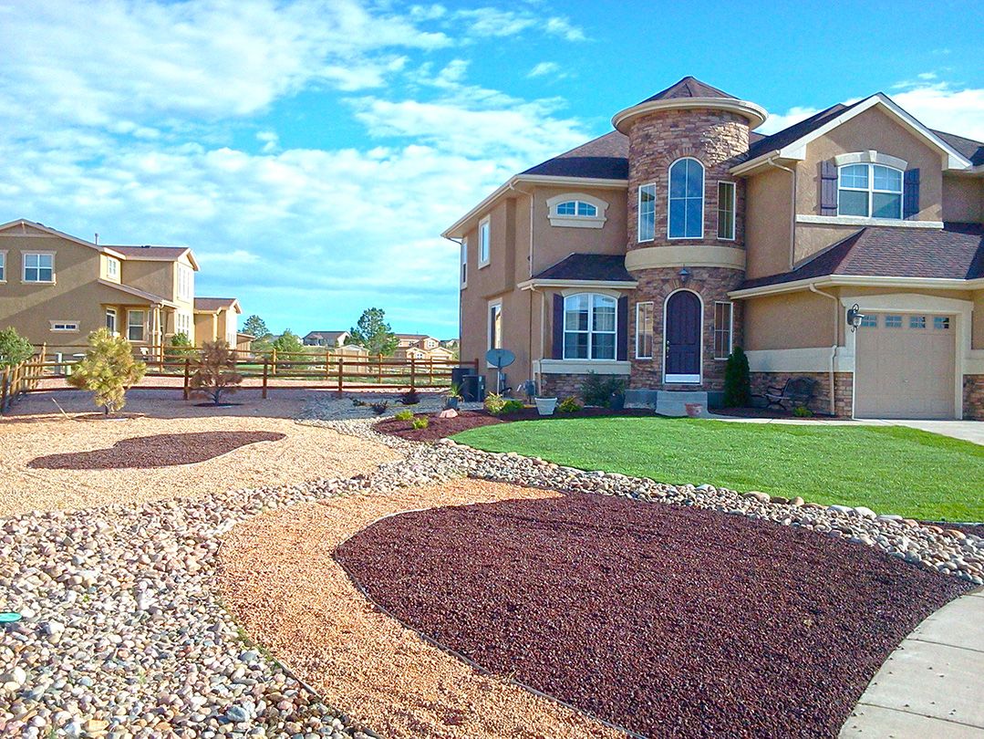 Xeriscape Front Yard Colorado Springs