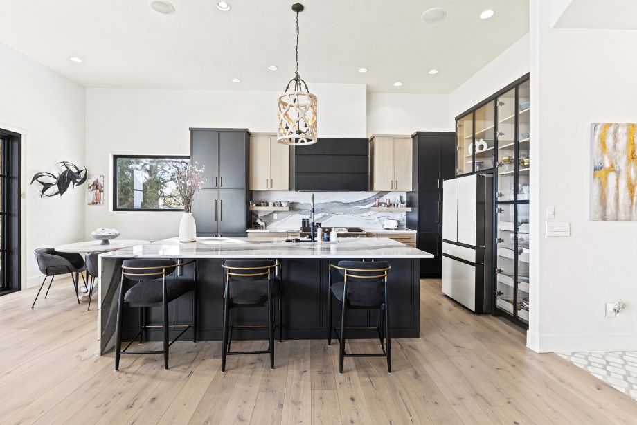 Colorado contemporary kitchen renovation performed by Alpine Contracting.